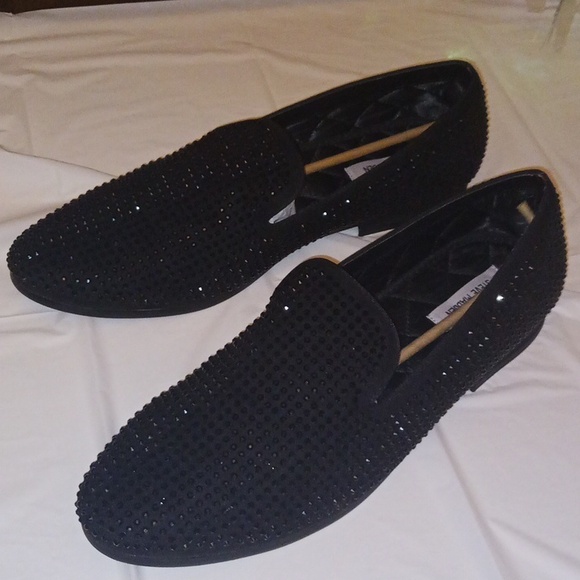 Steve Madden Caviarr Bling Rhinestone Loafers - Picture 2 of 6